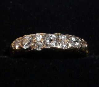 Stunning Antique 18ct Gold 0.  45ct Diamond Ring