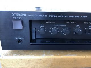 Vintage Yamaha C - 50 Stereo Preamplifier 3