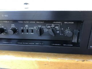 Vintage Yamaha C - 50 Stereo Preamplifier 4