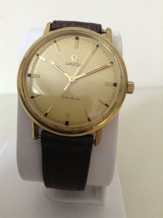 Omega Geneve Vintage Cal.  601 Gp 17 J Hand - Winding Watch 1969