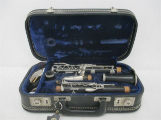 Selmer Series 10 Vintage Wooden Clarinet Sn V9271 W/ Selmer B Mouthpiece & Case