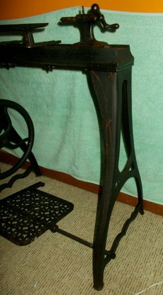 ANTIQUE 1885 MILLER FALLS COMPANION WOOD LATHE TREADLE FOOT OPERATED EMBOSSED 2