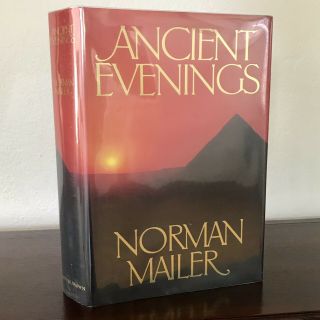 Signed 1st Ancient Evenings Norman Mailer Egypt Mythology Naked And Dead Hcdj Fn