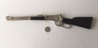 Vintage Miniature Toy Gun Lever Action Carbine Rifle 11” Long