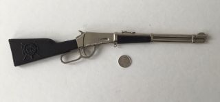 Vintage Miniature Toy Gun Lever Action Carbine Rifle 11” Long 6