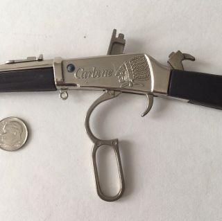 Vintage Miniature Toy Gun Lever Action Carbine Rifle 11” Long 7