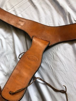 Vintage Arvo Ojala Western Leather Gun Holster PAT NO.  2832519 Daisy Made. 12
