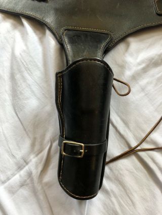 Vintage Arvo Ojala Western Leather Gun Holster PAT NO.  2832519 Daisy Made. 3