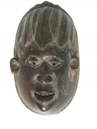 Makua Or Nyamwezi Face Mask,  Tanzania African Mask Vintage