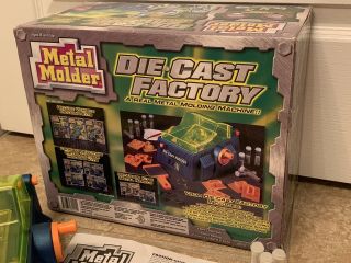 Vintage 1998 Real Metal Molder Die Cast Factory kit Toymax Molding Machine 2