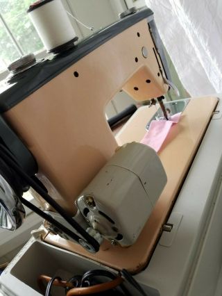 1957 Vintage Brother Sewing Machine HZ3 - B3 Select - O - Matic 100 6