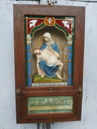 Vintage Catholic Last Rite Call Box