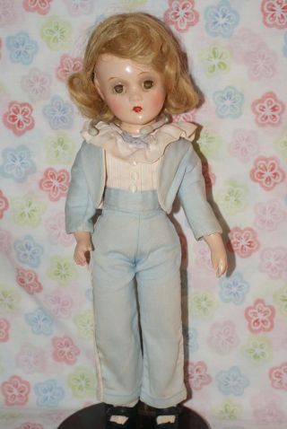 Gorgeous Vintage 13 " Wendy Ann All Tuxedo Outfit Compo Doll