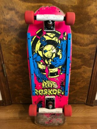 Vintage Santa Cruz Rob Roskopp Target Lll Skateboard Complete Og 80’s Rare Sc