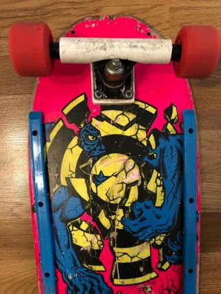 Vintage SANTA CRUZ Rob Roskopp TARGET lll Skateboard Complete OG 80’s Rare SC 7