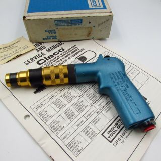 Vintage Cleco Pneumatic Pistol Grip Screw/nut Driver 4rsap - 10,  Dresser Ind