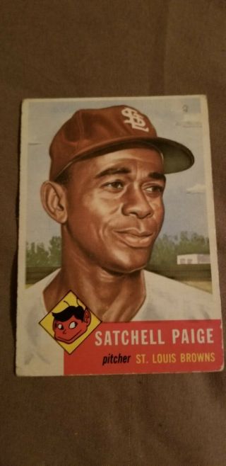 Topps Vintage Baseball Card Topps Satchel Paige 220