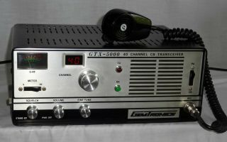 Gemtronics Gtx - 5000 Vintage Tube Cb Radio 40 Channel Transceiver 27mhz