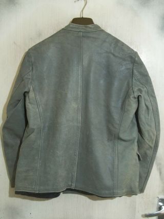 VINTAGE THIEL & ERENZINGER WW2 GERMAN KREIGSMARINE UBOAT LEATHER JACKET SIZE M 7