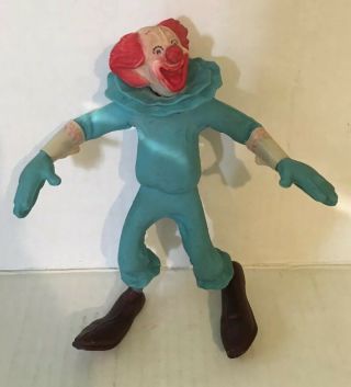 Vintage 1960s Bozo Clown Larry Harmon Bendy Rubber Figure Capitol