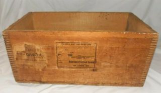 Antique early 1900s Boys and Girls Bookshelf Wood Advertising Crate Box 4