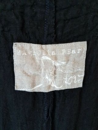 MAGNOLIA PEARL Black Linen Nanny McPhee Jacket & Sample Skirt Lagenlook Boho 2pc 11