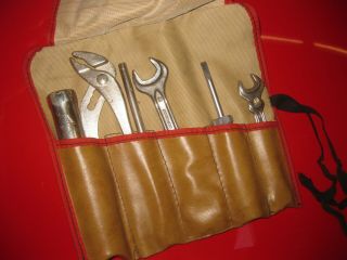 BMW Vintage 2002 1600 2002tii Complete Tool Roll With Tools VGC 2