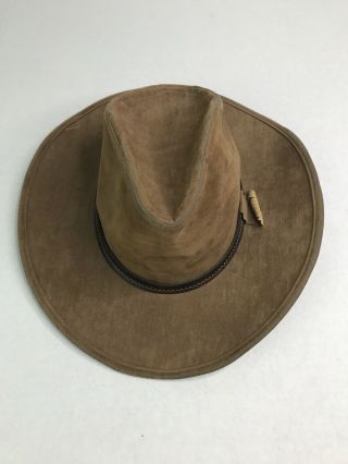 Vintage Stetson Smokey And The Bandit Cowboy Brown Hat Size L Rockabilly Grunge