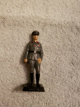 Vintage Marx 60mm Square Base Edwin Rommel German General Wwii Figure