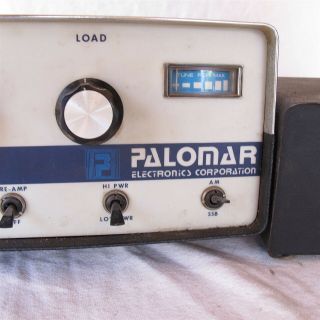 Vtg PALOMAR 300A BI Linear Tube Amplifier W/ Power Supply HAM Amateur Radio 4