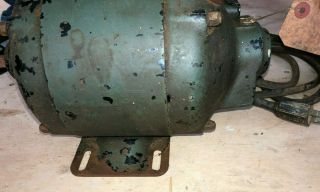 Vintage GE 1/4 repulsion induction motor reversible USA 1930s NY Times 5