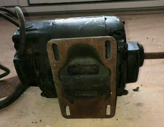 Vintage GE 1/4 repulsion induction motor reversible USA 1930s NY Times 6