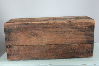 Antique BETHLEHEM STEEL LEBANON PLANT Wood Crate Case Box 5
