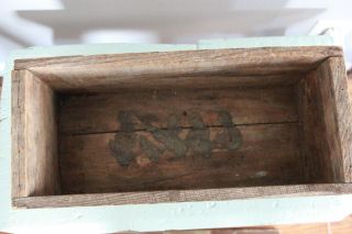 Antique BETHLEHEM STEEL LEBANON PLANT Wood Crate Case Box 6
