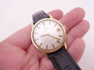 Omega Automatic Sea Master Gold Plated Wrist Watch Vintage
