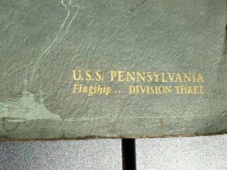 1925 USS Pennsylvania The Long Cruise Flagship Division Three Book 3