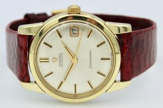 Vintage 1963 Omega Seamaster Date Watch Automatic Men 