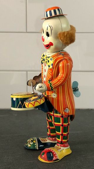 VINTAGE FOSSIL WIND UP CLOWN MADE IN JAPAN BY TK TOYS LIMITED RUN 5000 3