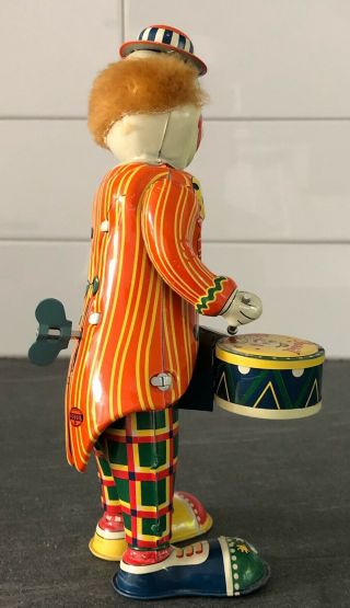 VINTAGE FOSSIL WIND UP CLOWN MADE IN JAPAN BY TK TOYS LIMITED RUN 5000 6