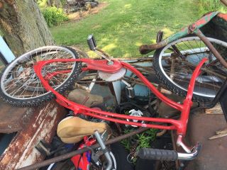 ESTATE FIND — Elgin Twin Bar Bicycle — Barn Fresh Pick Vintage Antique Old Bike 11