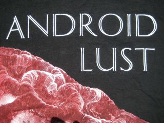 Ultra Rare Vintage Official Android Lust Concert Shirt Industrial Cond