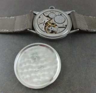 Vintage Universal Geneve Watch Movement Cal 262 SS Case 34 mm Circa 1949 9