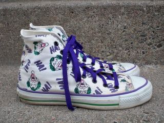 Vtg Converse The Joker 1989 Chucks All Star High Top Shoes Sneakers Mens Kicks 7