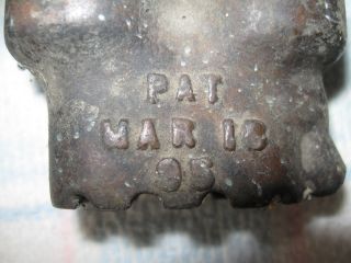 Antique 1895 FE MYERS Hand Foot Pump / Brass Iron Sprayer w/ Hose - Ashland,  OH 2