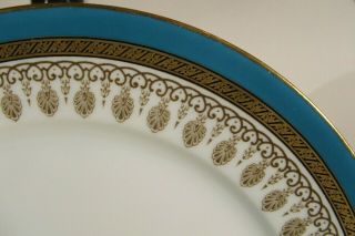 PRICE SLASHED 16 Brown Westhead Moore & Co.  Greek Revival pattern Dinner Plates 3
