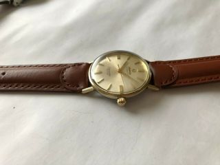 VINTAGE 1960 ' S OMEGA SEAMASTER DE VILLE 34 mm AUTOMATIC MEN ' S WATCH SWISS 7