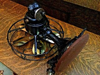 Antique Electric Fan R&M Vintage Old Oscillating Restored 8