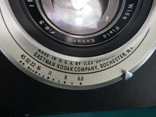 Vintage Kodak Wide Field Ektar Lens 7 1/2 