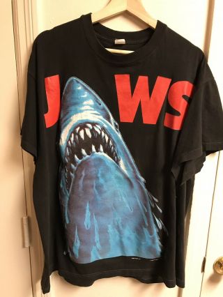Rare Vintage 1993 Jaws Universal Studios Shirt Size Xl Rare