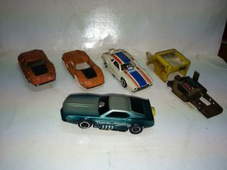 Vintage 70s Tycopro Tyco Pro Ho Slot Car,  Rare Trick Mustang Funny Car In Script